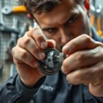 تركيب قفل الباب